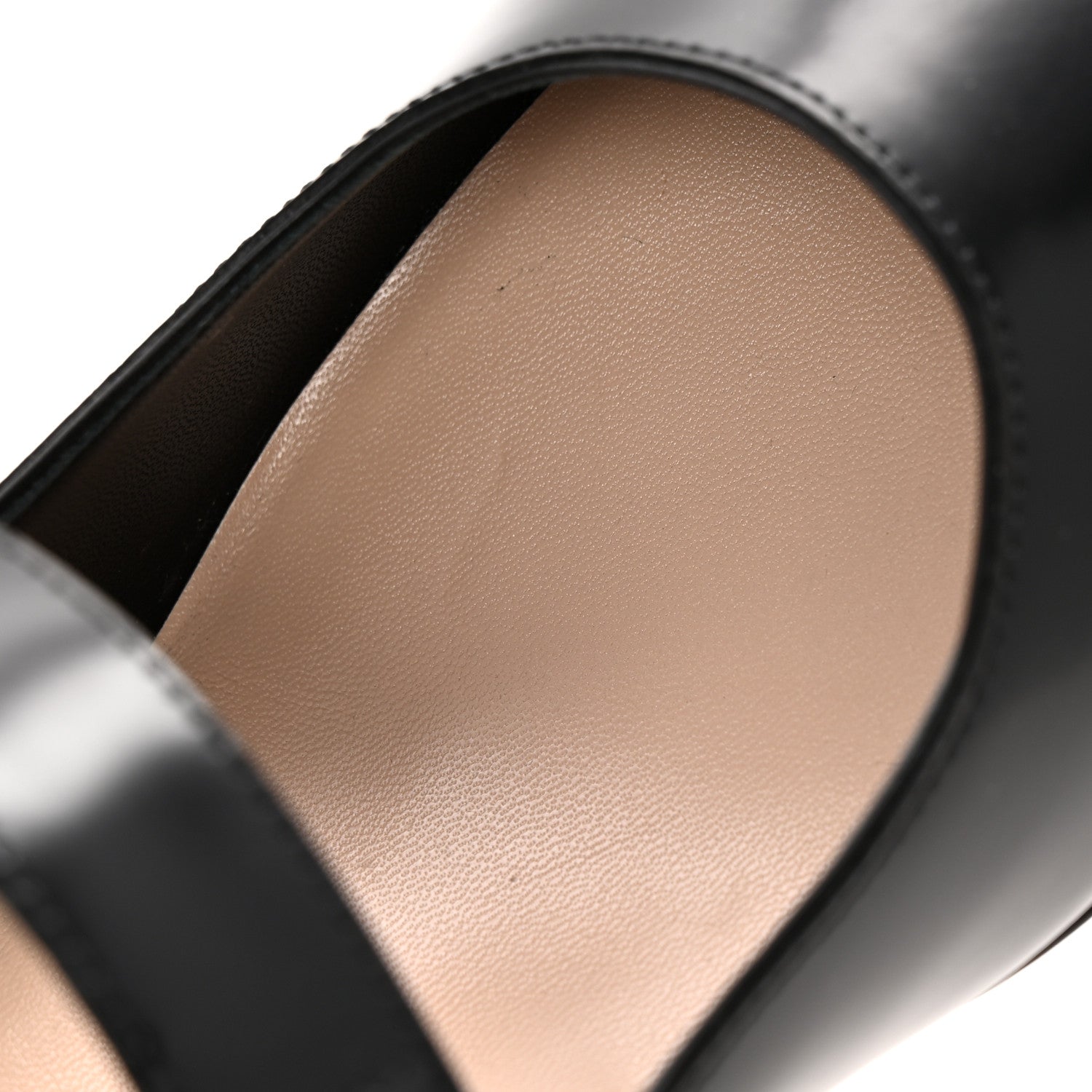 Christian Dior Brushed Calfskin Uniform 30mm Pumps 37.5 Black 10 of 10