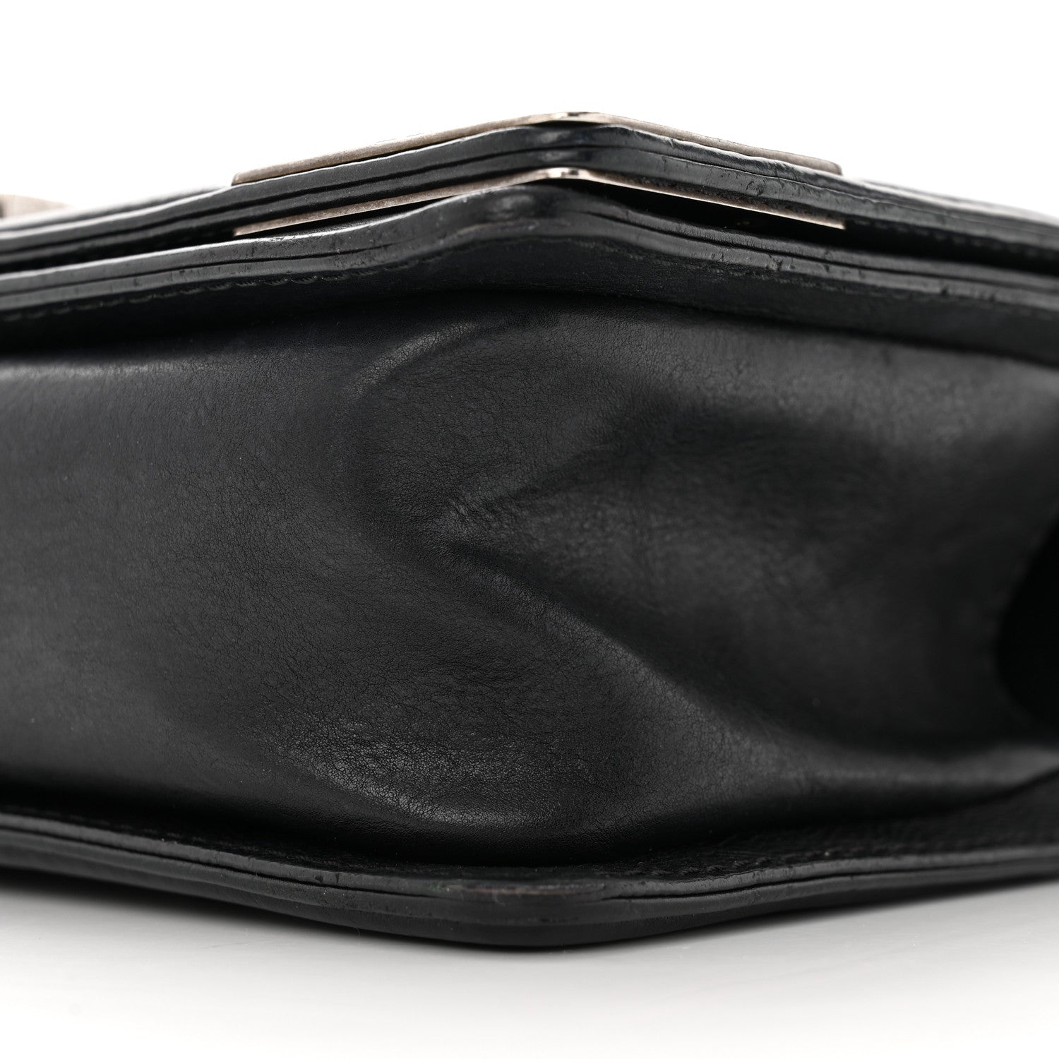 Chanel Calfskin Quilted Metal Embellished Paris Dallas Medium Boy Flap Black 10 of 21