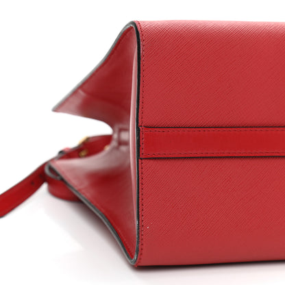 Prada Saffiano Soft Tote Fuoco 8 of 10