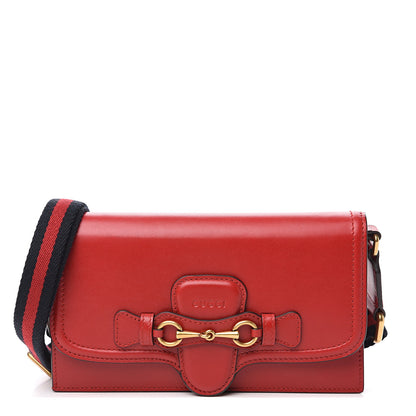 Gucci Calfskin Lady Web Convertible Wallet Hibiscus Red 1 of 9