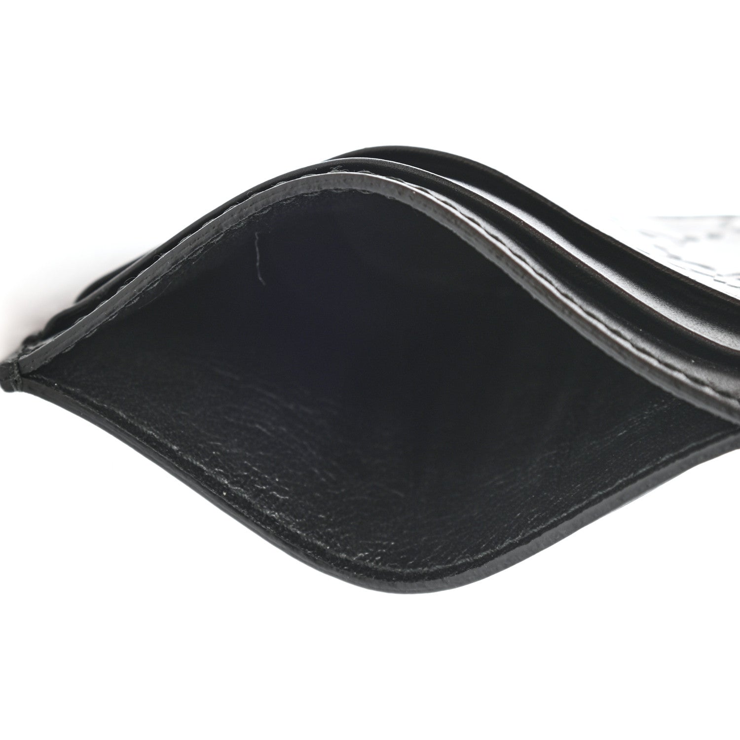 Gucci Guccissima Card Holder Black 5 of 8