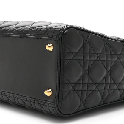 Christian Dior Lambskin Cannage Large Lady Dior Black 10 of 10