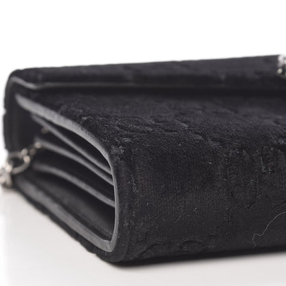 Gucci Velvet GG Monogram Mini Dionysus Chain Wallet Black 8 of 10