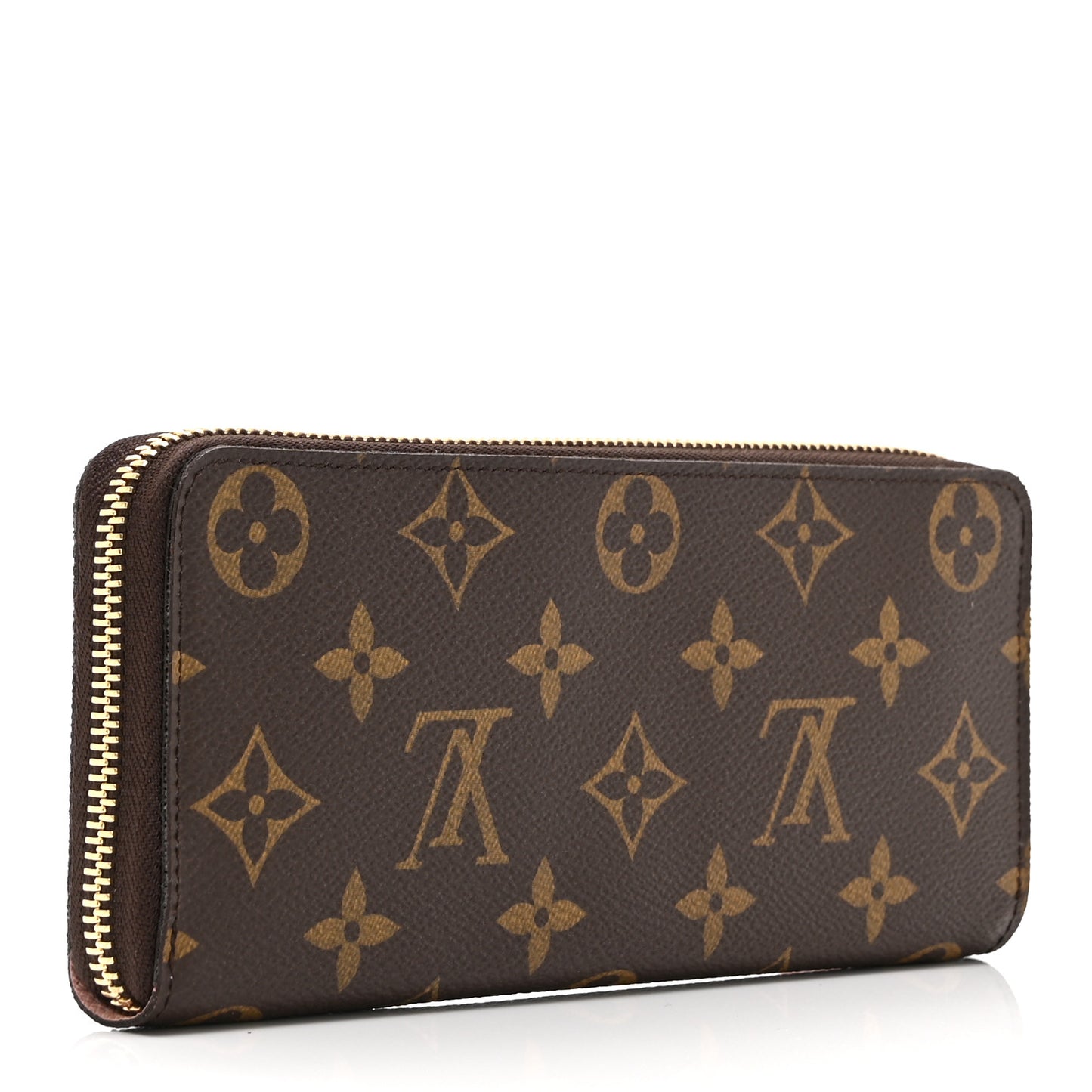 Monogram Clemence Wallet Rose Ballerine