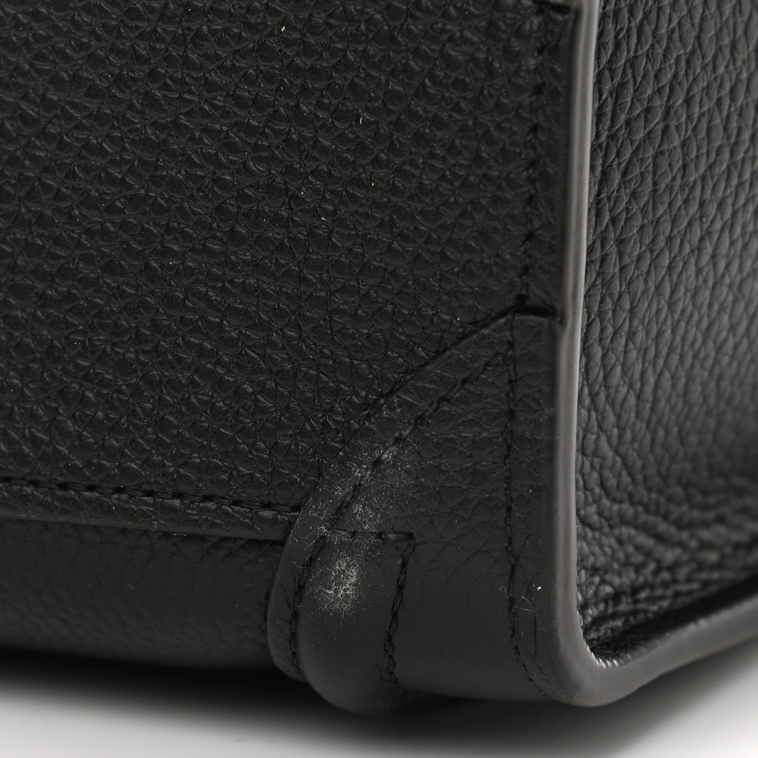 Celine Drummed Calfskin Nano Luggage Black 12 of 12