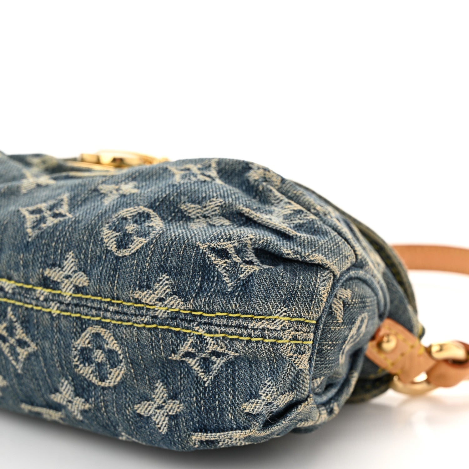 Louis Vuitton Monogram Denim Mini Pleaty Blue 9 of 12