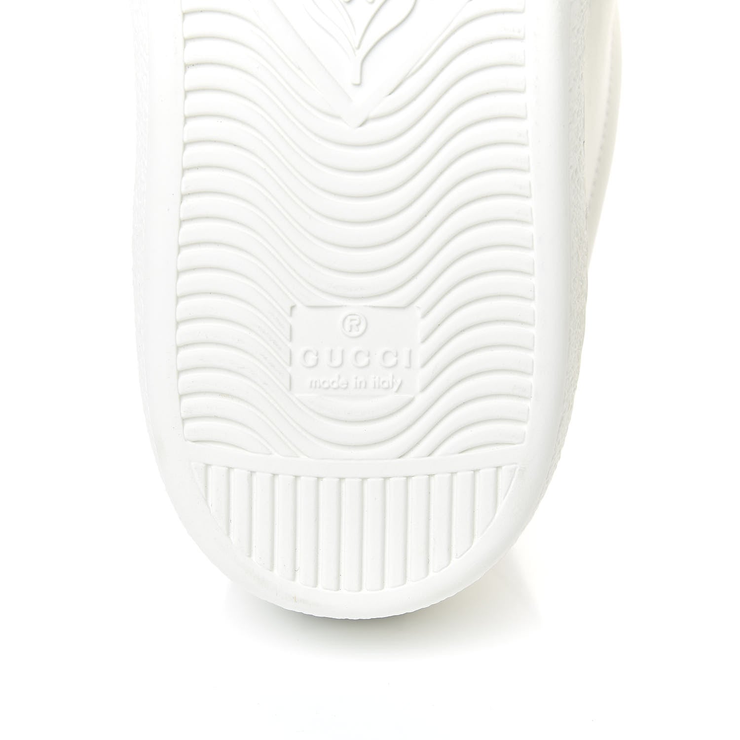 Gucci Calfskin Ayers Web Blind for Love Embroidered Mens Ace Sneakers 10.5 White 7 of 11