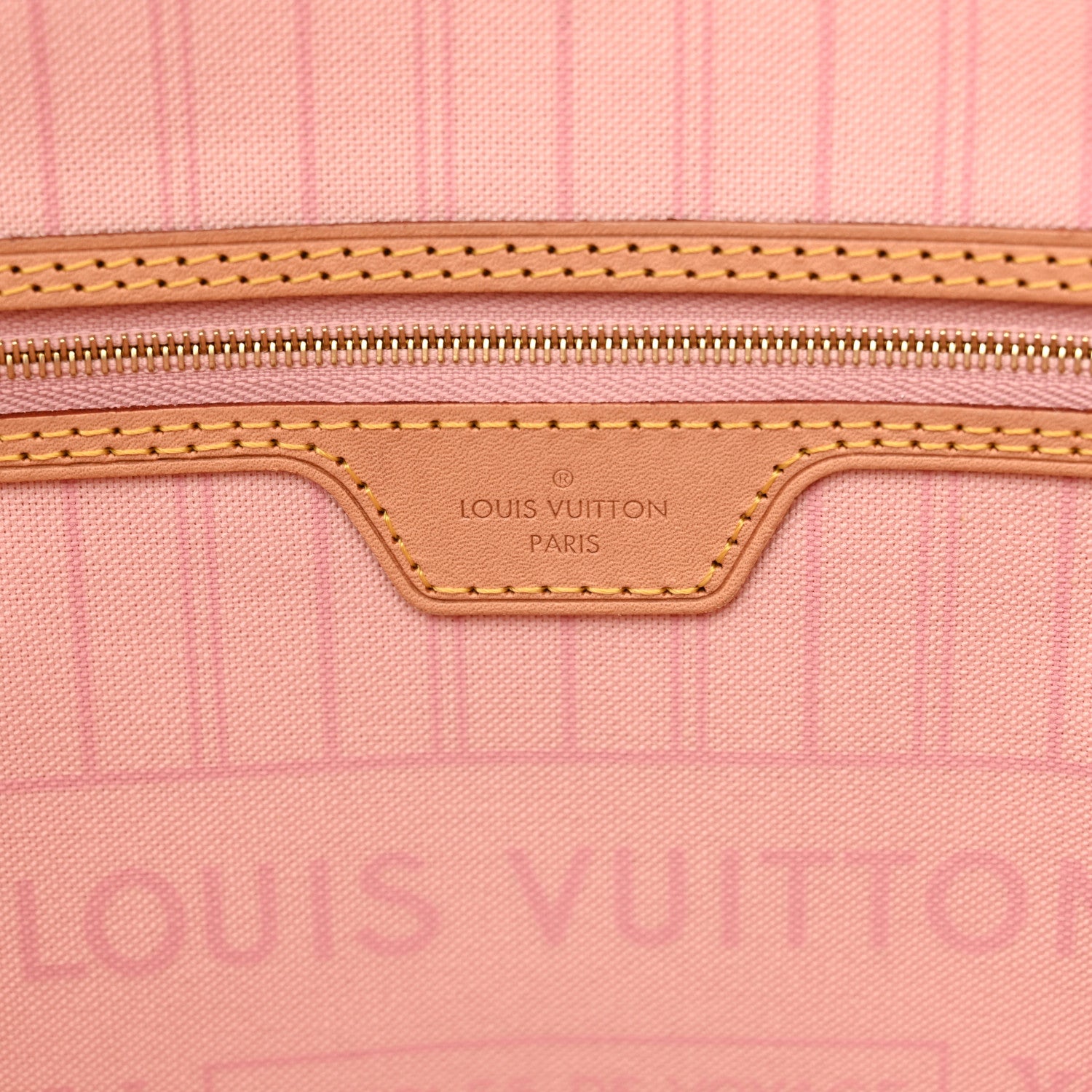 Louis Vuitton Damier Azur Neo Neverfull MM Rose Ballerine 6 of 9
