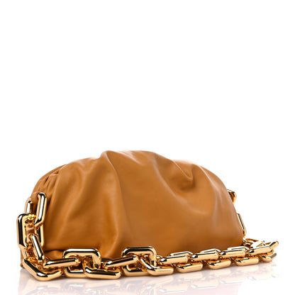 Bottega Veneta Calfskin The Pouch Chain Ocra 2 of 12