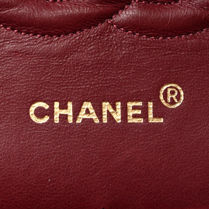 Chanel Lambskin Quilted Medium Double Flap Black 6 of 15