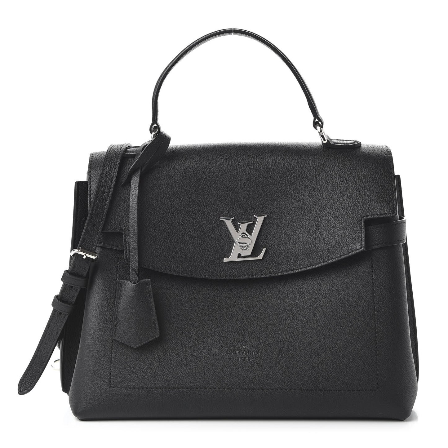 Soft Calfskin Lockme Ever Black