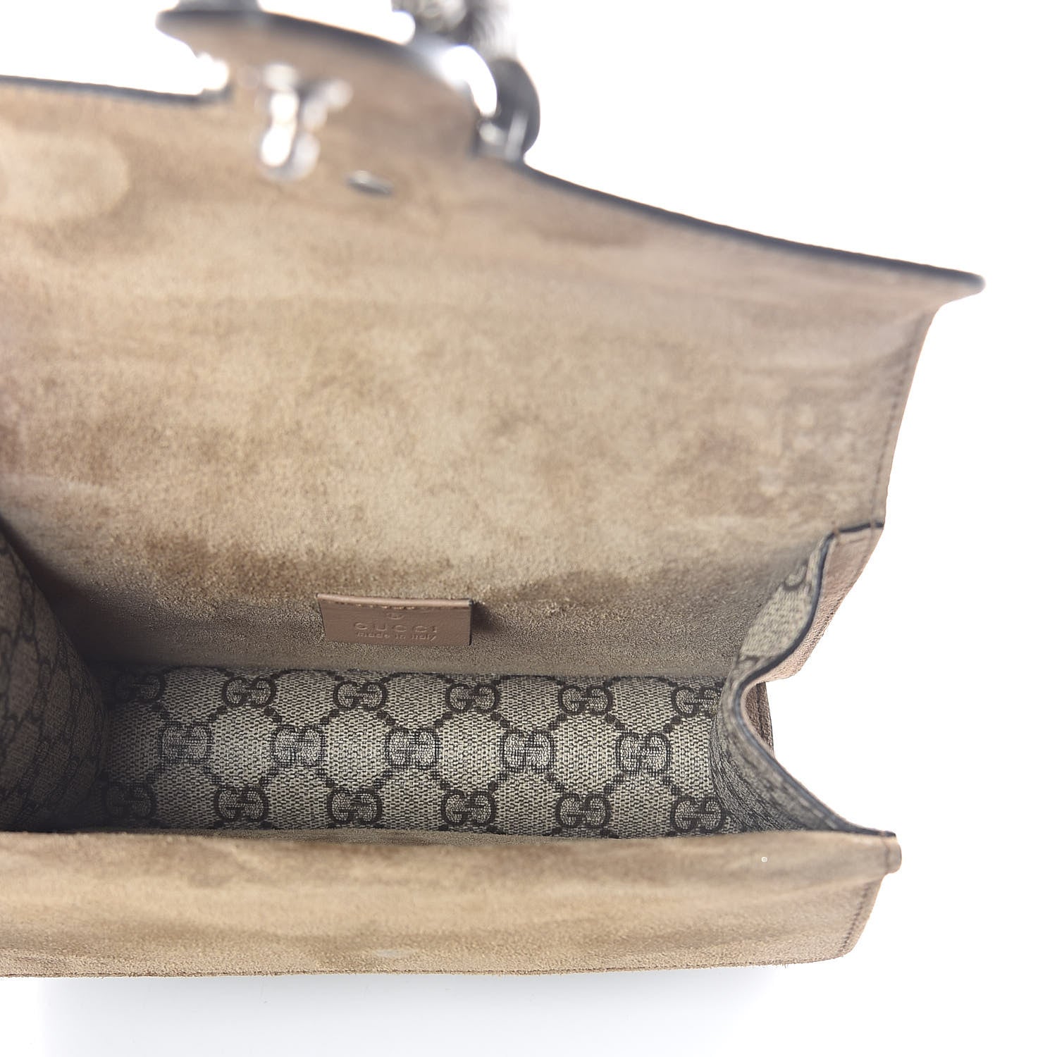 Gucci GG Supreme Monogram Mini Dionysus Shoulder Bag Taupe 5 of 9
