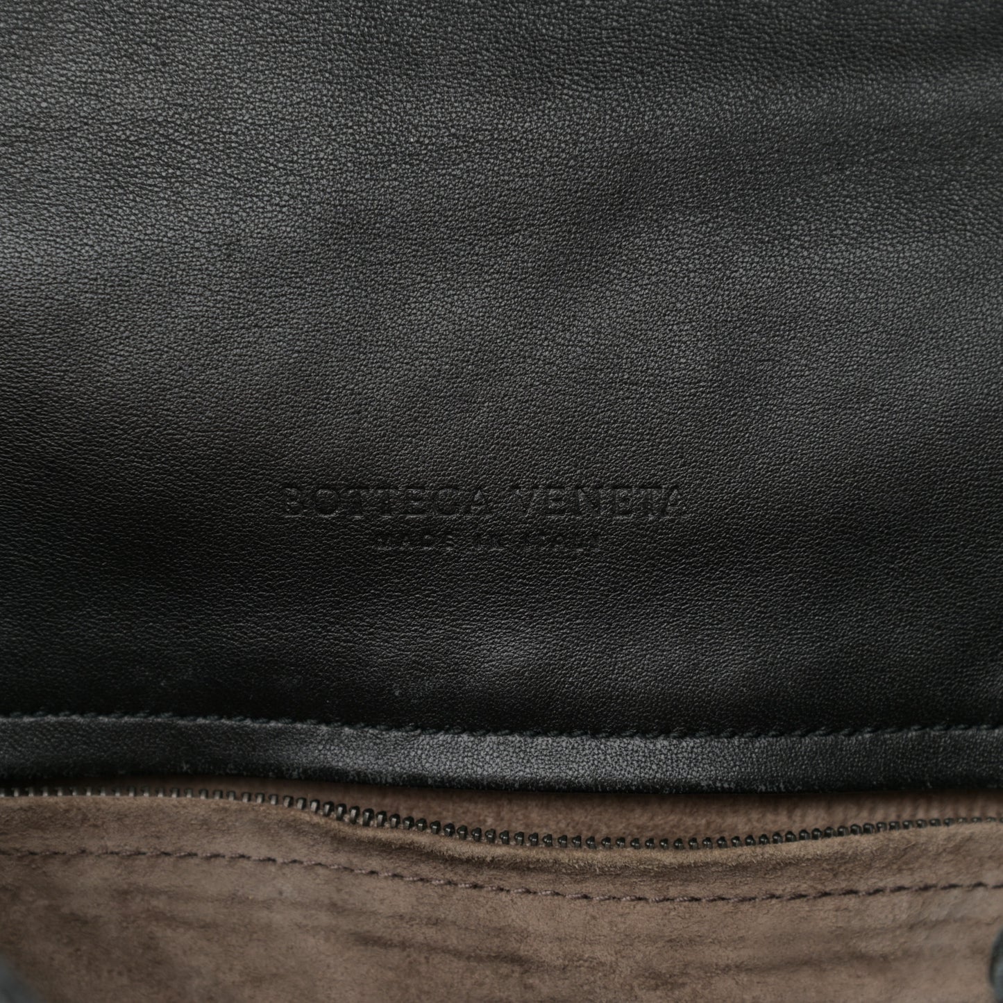 Nappa Intrecciato Messenger Bag Black