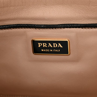 Prada Ostrich Tote Black 7 of 20