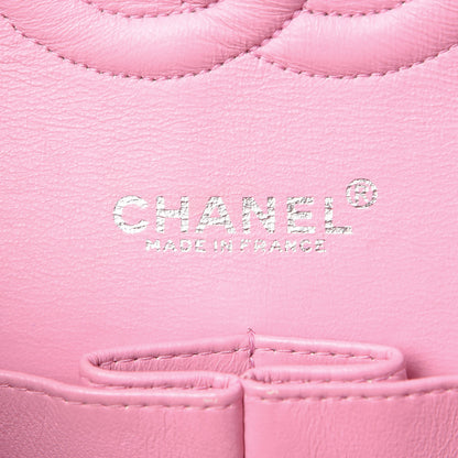 Chanel Jersey Quilted Medium Double Flap Pink 8 of 12