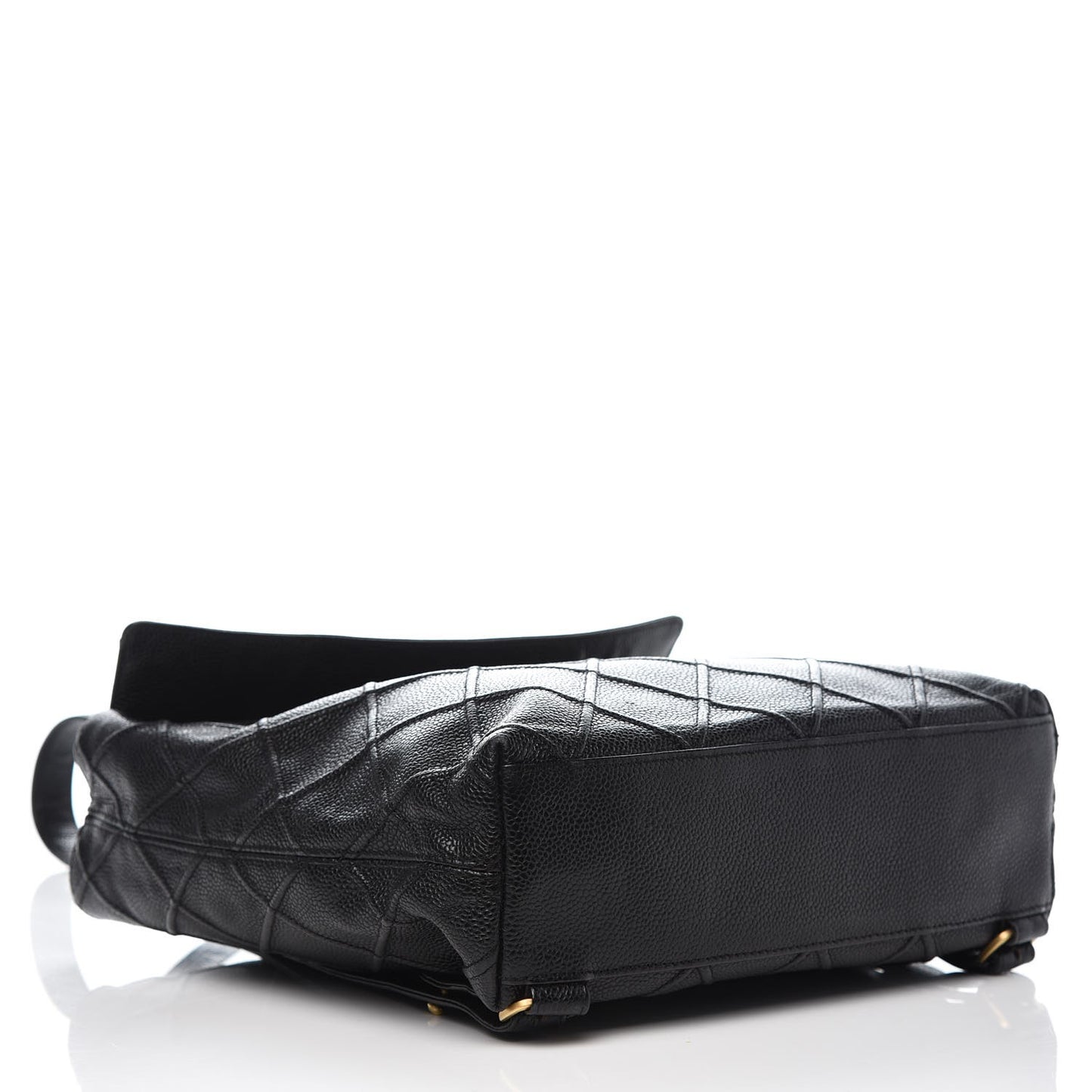 Caviar Diamond Stitched Backpack Black