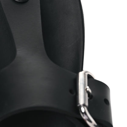 Prada EVA Rubber Buckled Lug Sole 20mm Thong Sandals 38 Black 9 of 10