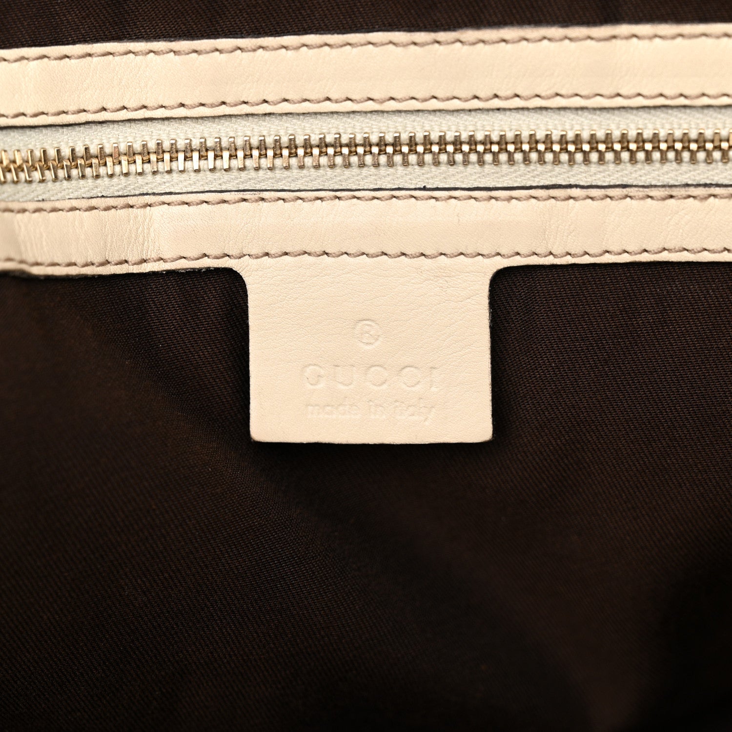 Gucci Calfskin Large Britt Shoulder Bag Ivory 6 of 15