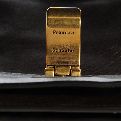 Proenza Schouler Lux Leather PS1 Pochette Clutch Dark Chocolate 7 of 11