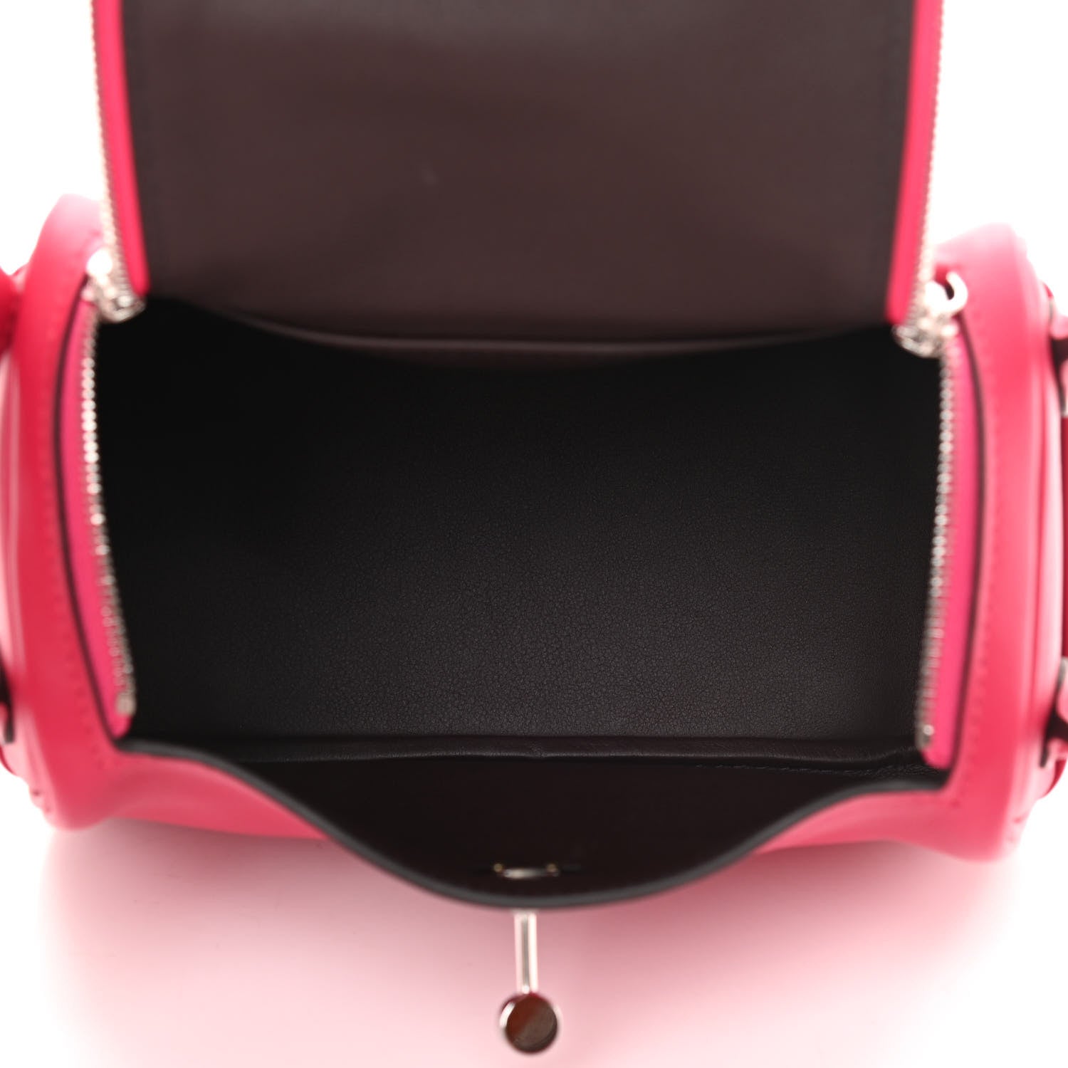 Hermes Swift Verso Mini Lindy 20 Framboise Rouge Sellier 5 of 12