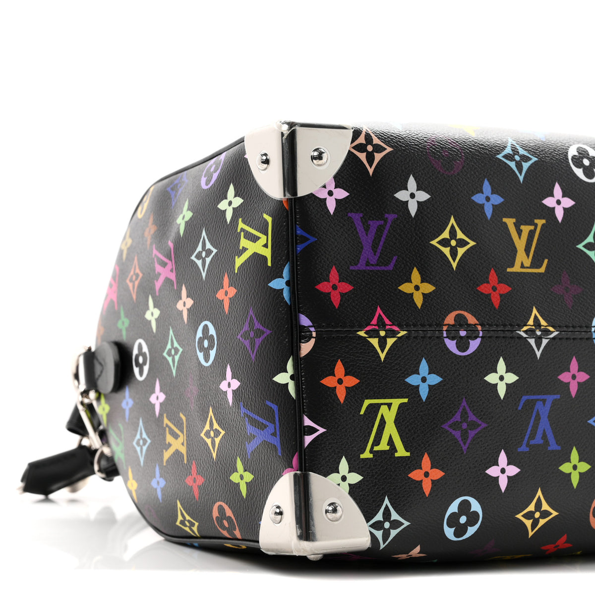 LV X TM Monogram Multicolor Speedy Soft 30 Black
