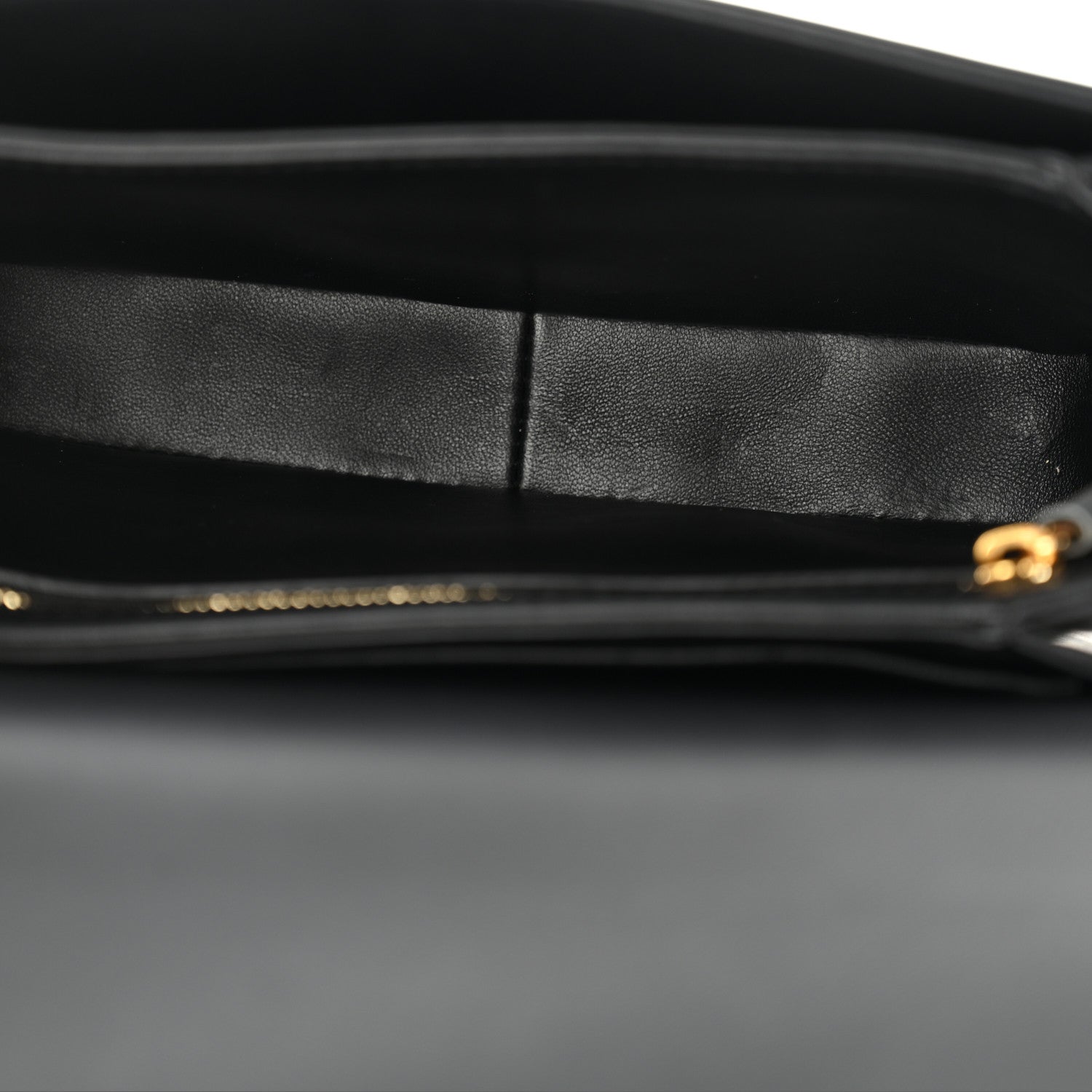 Celine Shiny Calfskin Teen Triomphe Black 5 of 12