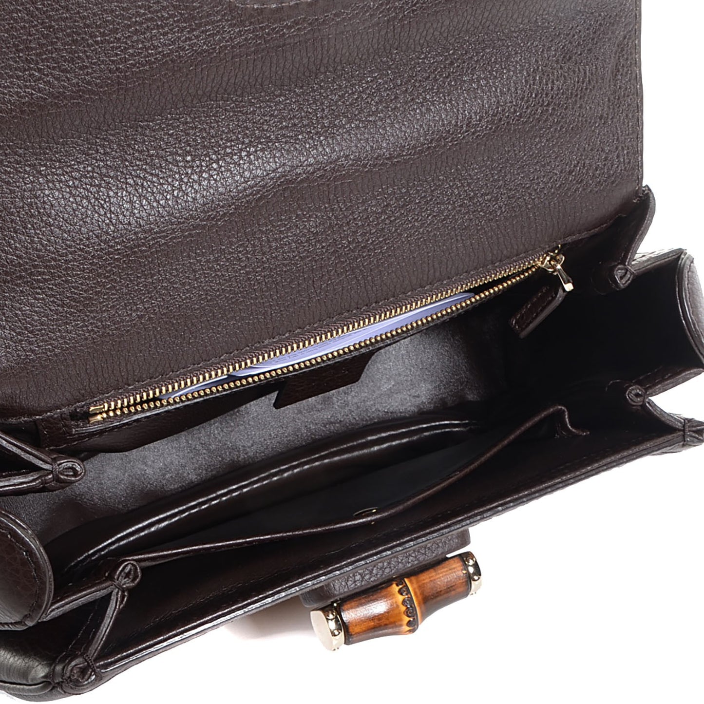 Pony Hair Jaguar Print New Bamboo Medium Top Handle Bag