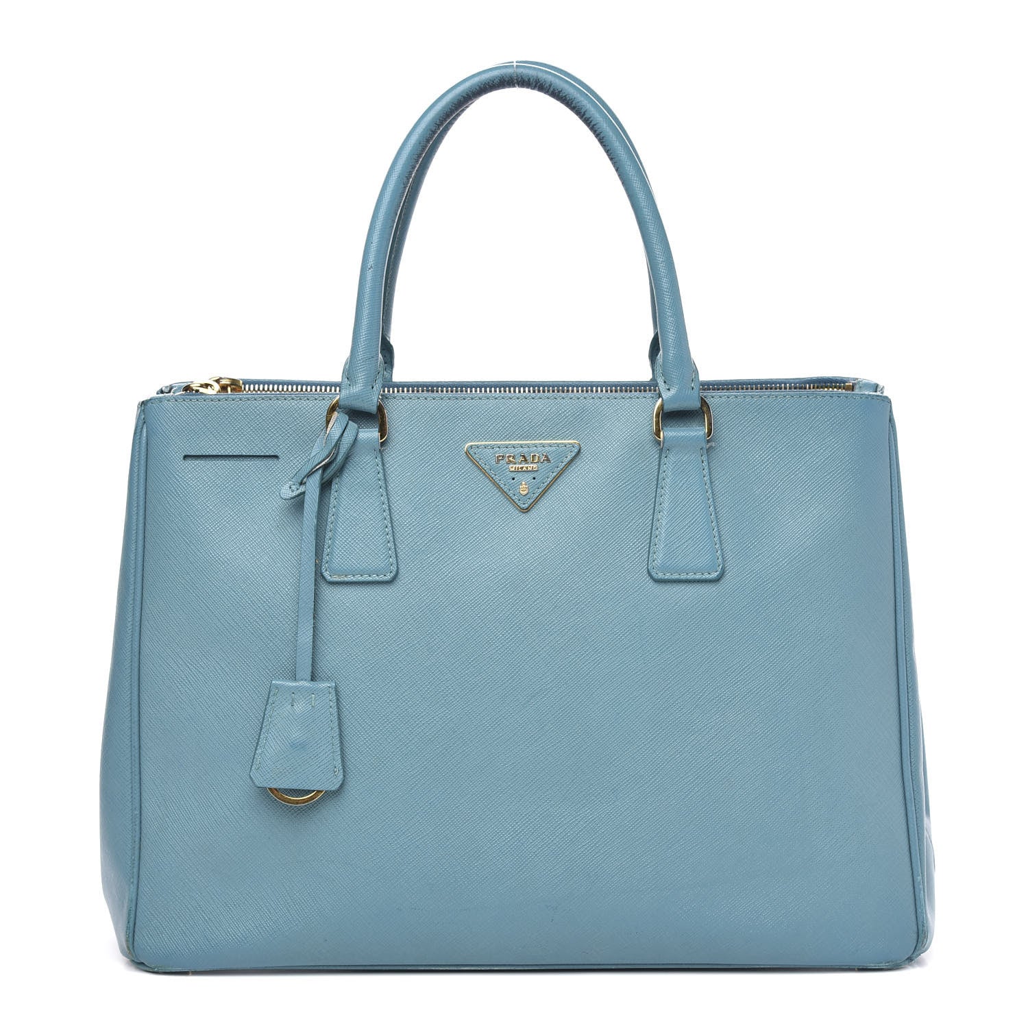 Prada Saffiano Medium Galleria Double Zip Tote Turchese 1 of 19