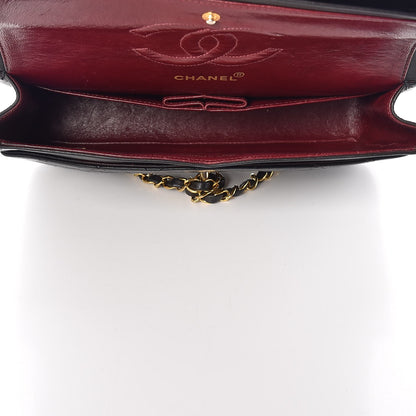 Chanel Lambskin Quilted Medium Double Flap Black 5 of 8