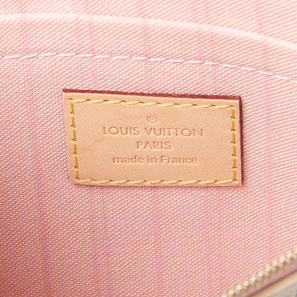 Louis Vuitton Damier Azur Neverfull MM GM Pochette Rose Ballerine 7 of 7