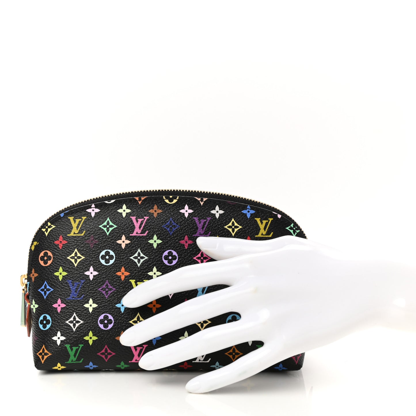 Monogram Multicolor Cosmetic Pouch Black Grenade
