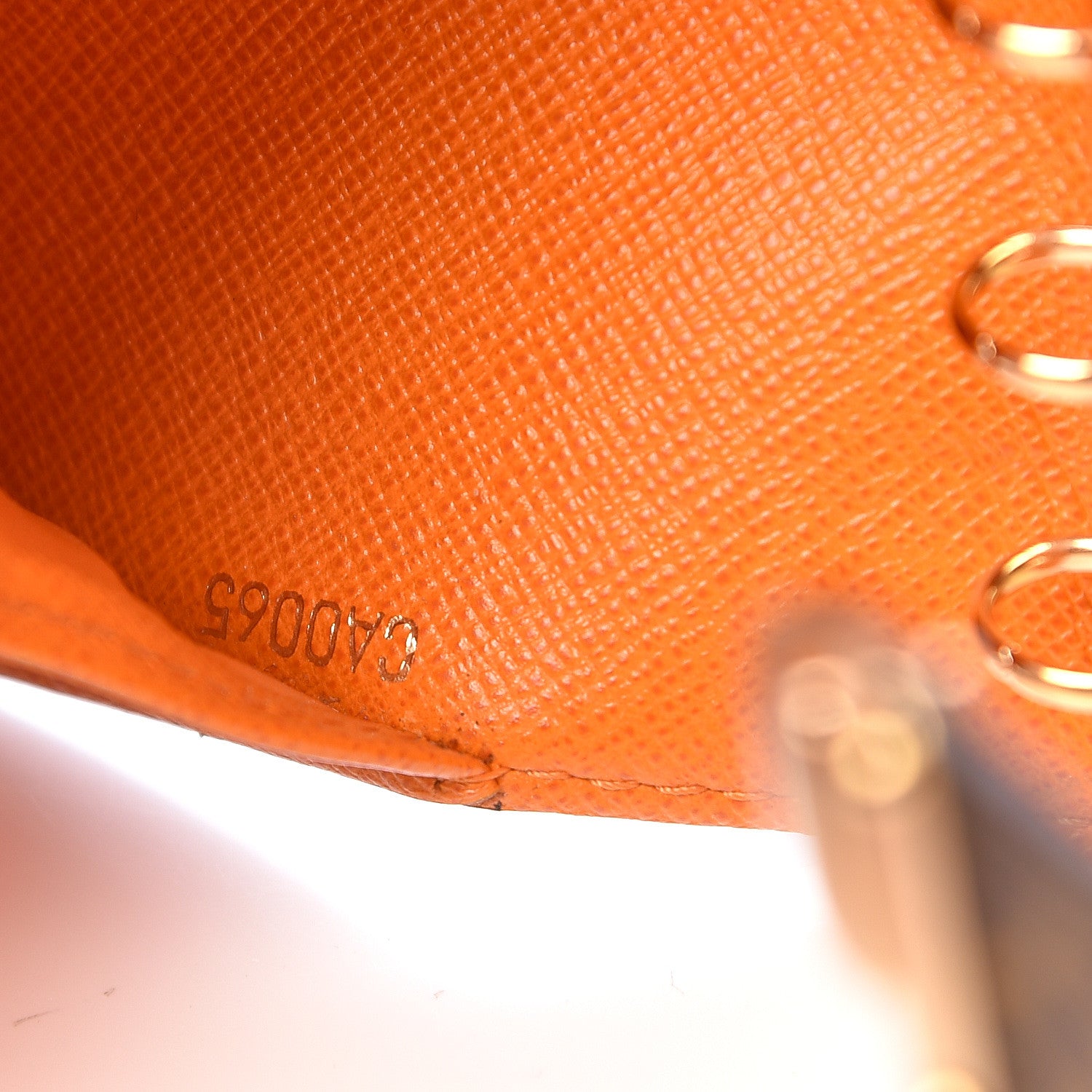 Louis Vuitton Monogram Koala Small Ring Agenda Orange 7 of 7