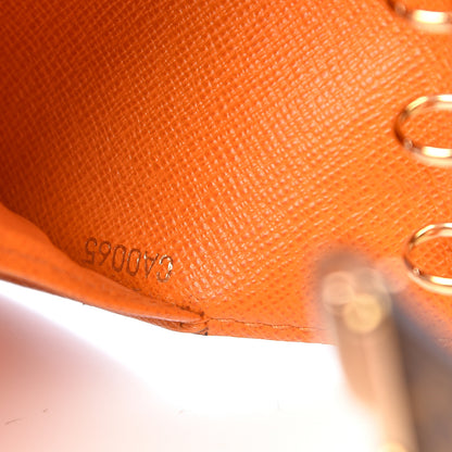 Louis Vuitton Monogram Koala Small Ring Agenda Orange 7 of 7