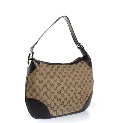 Gucci Monogram Charlotte Medium Hobo Brown 3 of 7