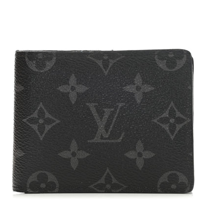 Louis Vuitton Monogram Eclipse Slender Wallet 1 of 15