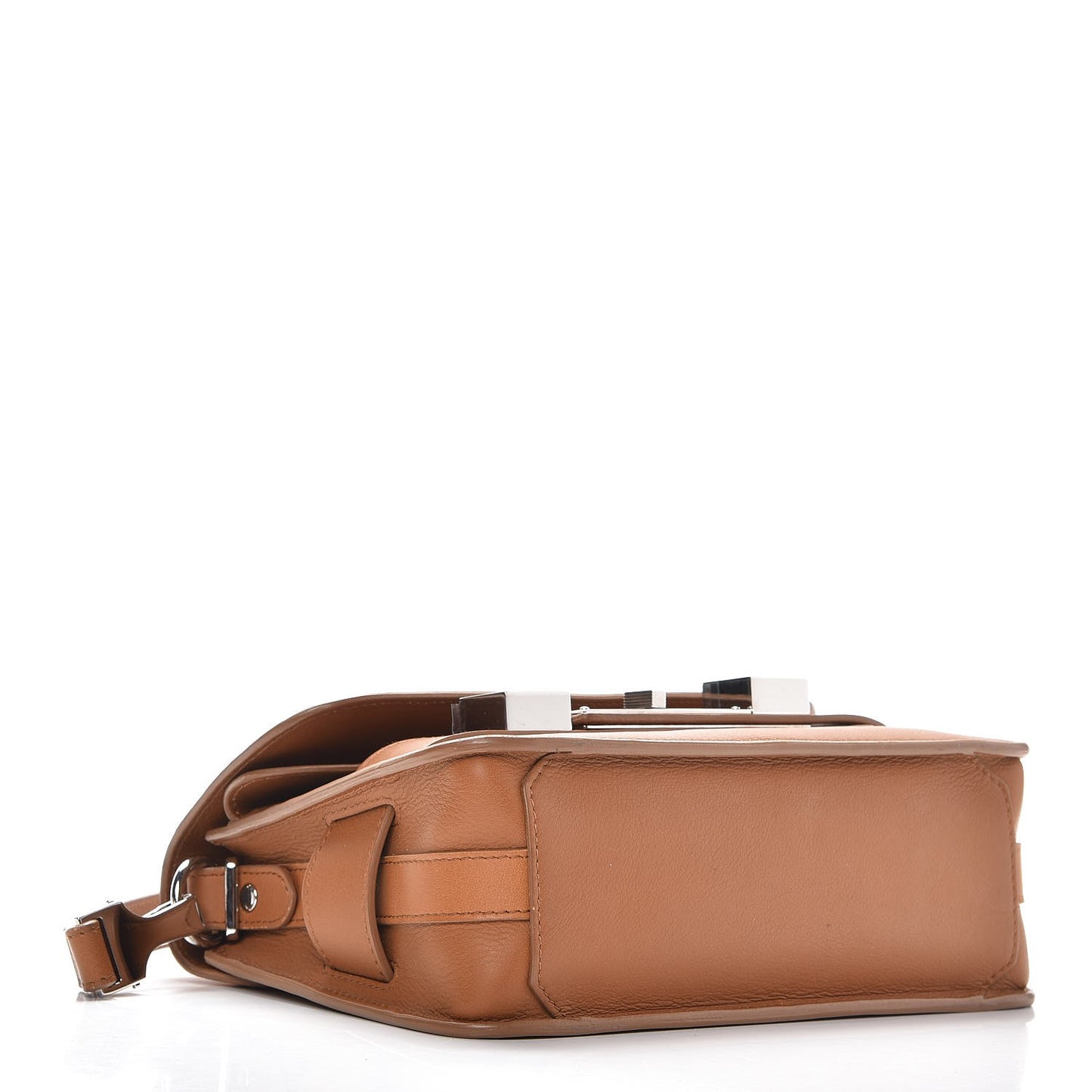 Smooth Calfskin Mini PS11 Classic Shoulder Bag Caramel