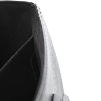 Louis Vuitton Epi Twist Shoulder Bag MM Matte Black 9 of 10