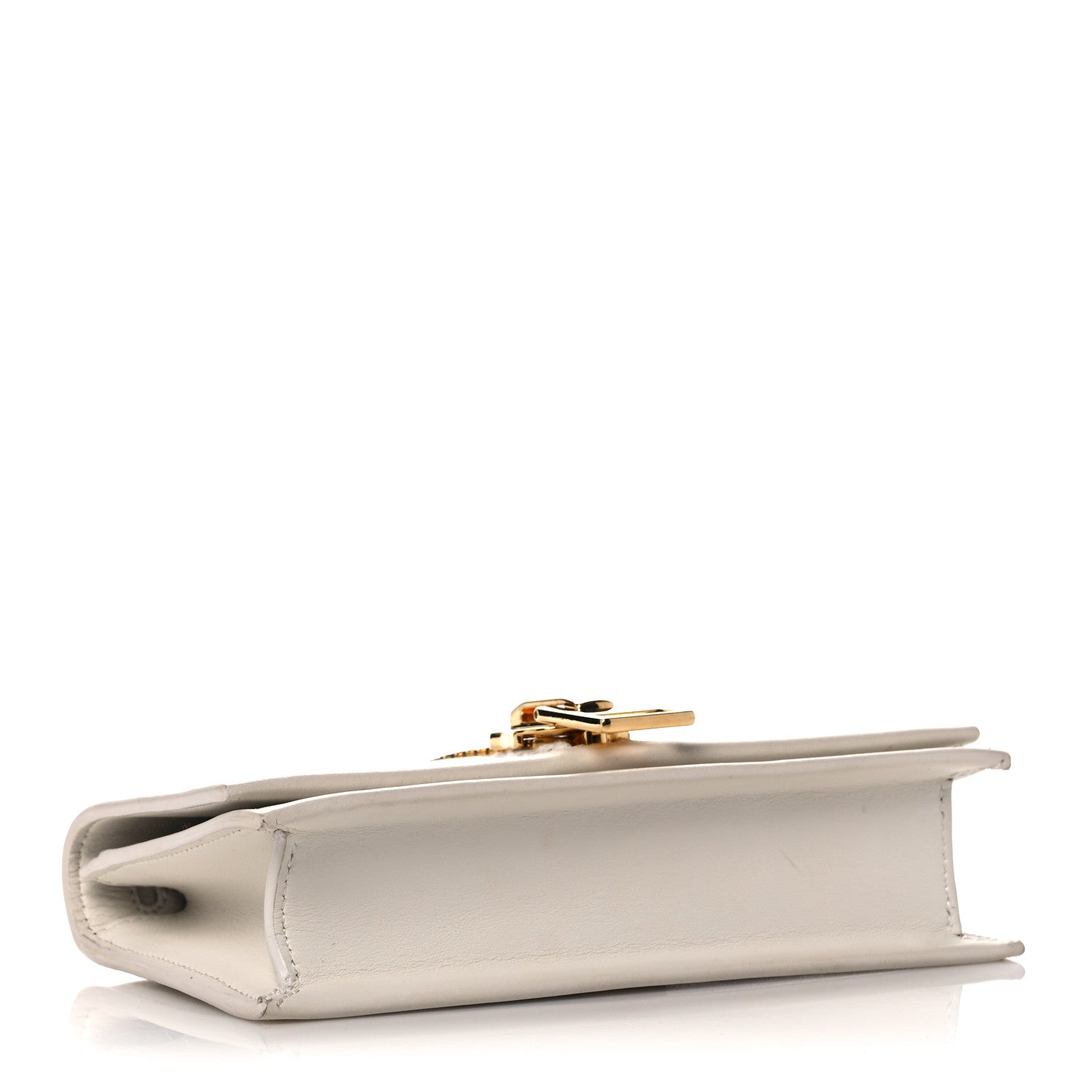 Tom Ford Calfskin Sedgwick Zip Clutch White 3 of 13