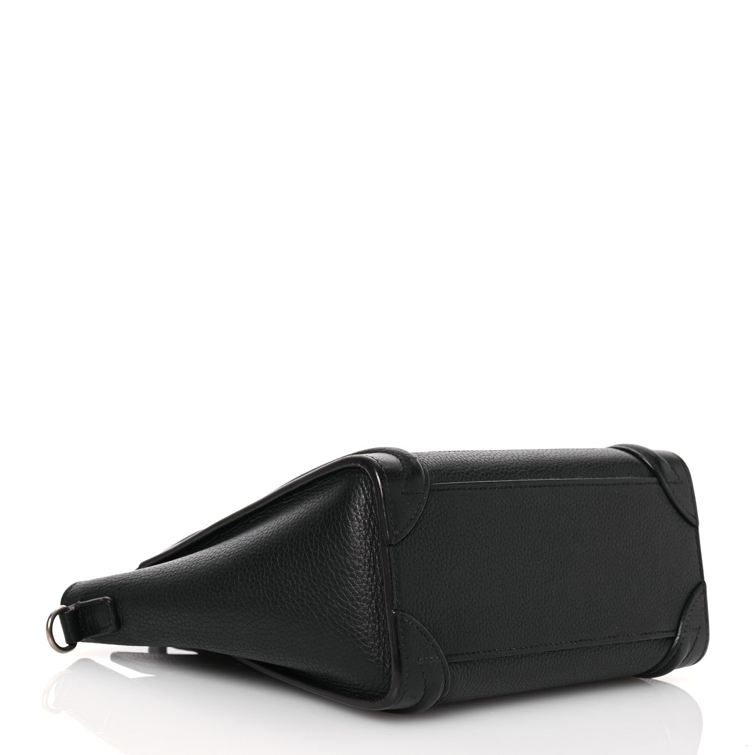 Celine Drummed Calfskin Nano Luggage Black 4 of 15