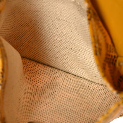 Goyard Goyardine Saint Louis Junior Jr PM Tote Yellow 7 of 9