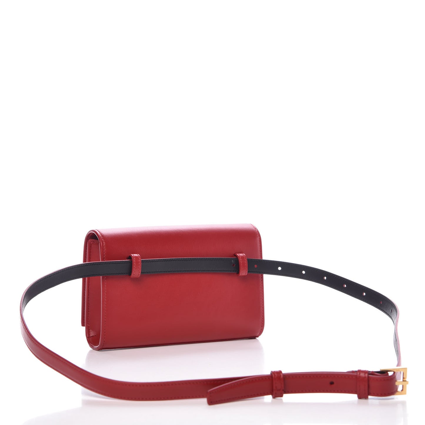 Smooth Calfskin Monogram Kate Belt Bag Red