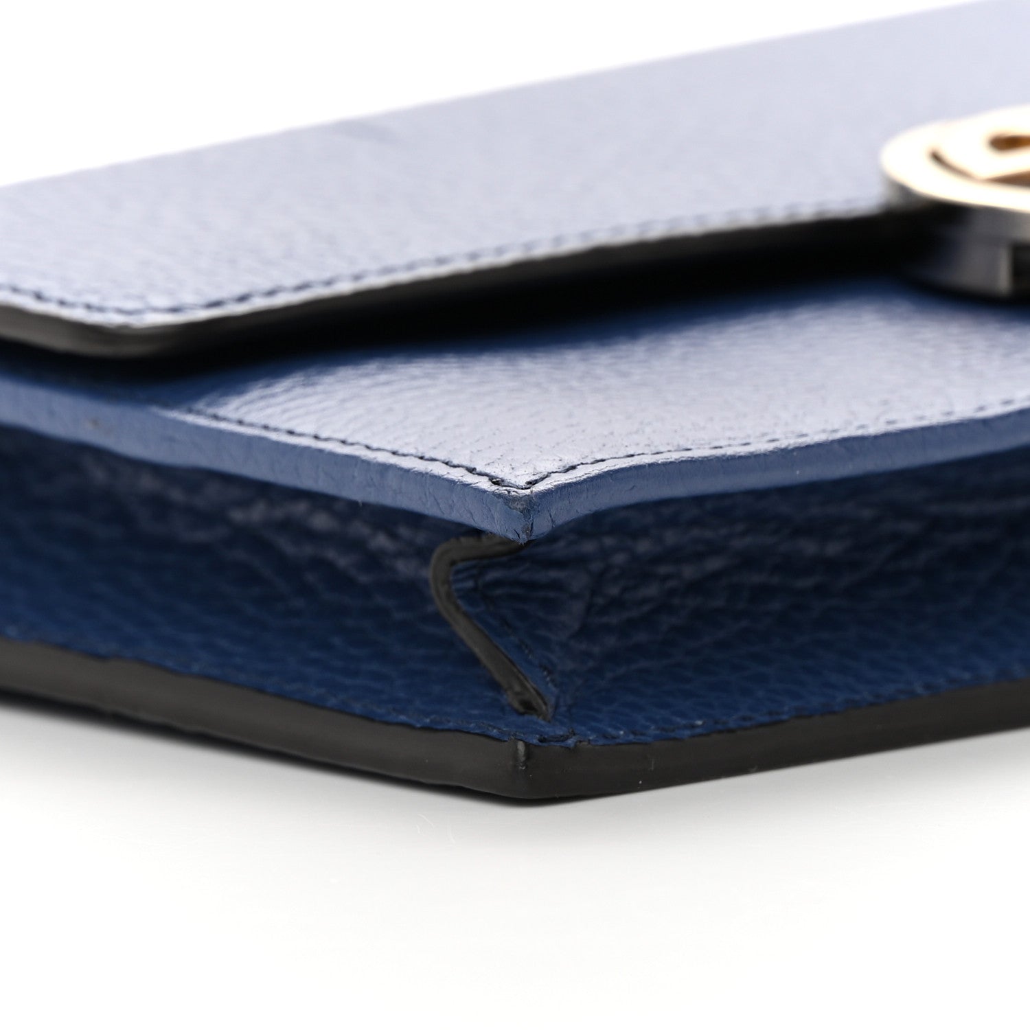 Gucci Dollar Calfskin Interlocking G Chain Wallet Caspian 9 of 15