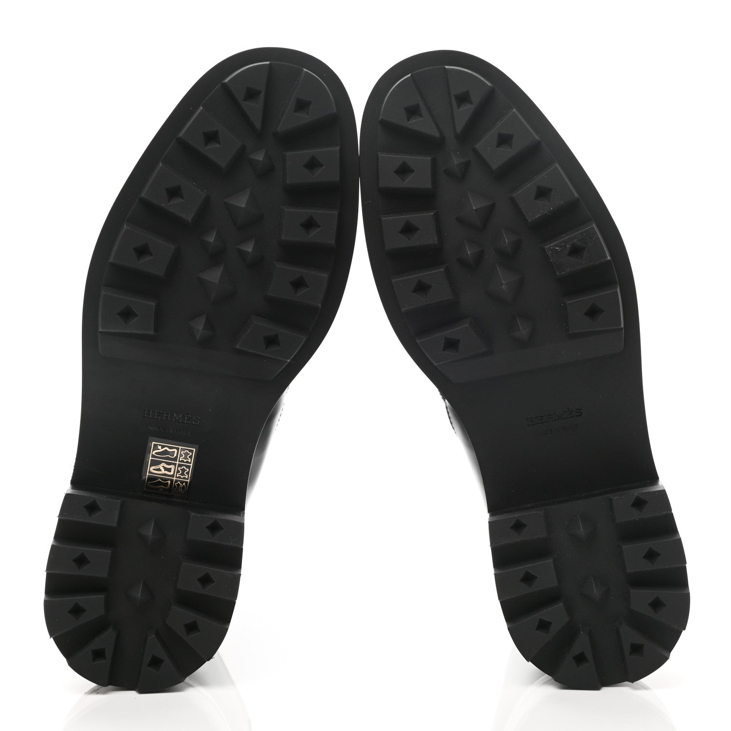 Hermes Glossed Calfskin Funk Ankle Boots 36 Black 5 of 11