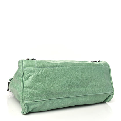 Balenciaga Agneau Classic Hardware Velo Vert D'eau 4 of 10