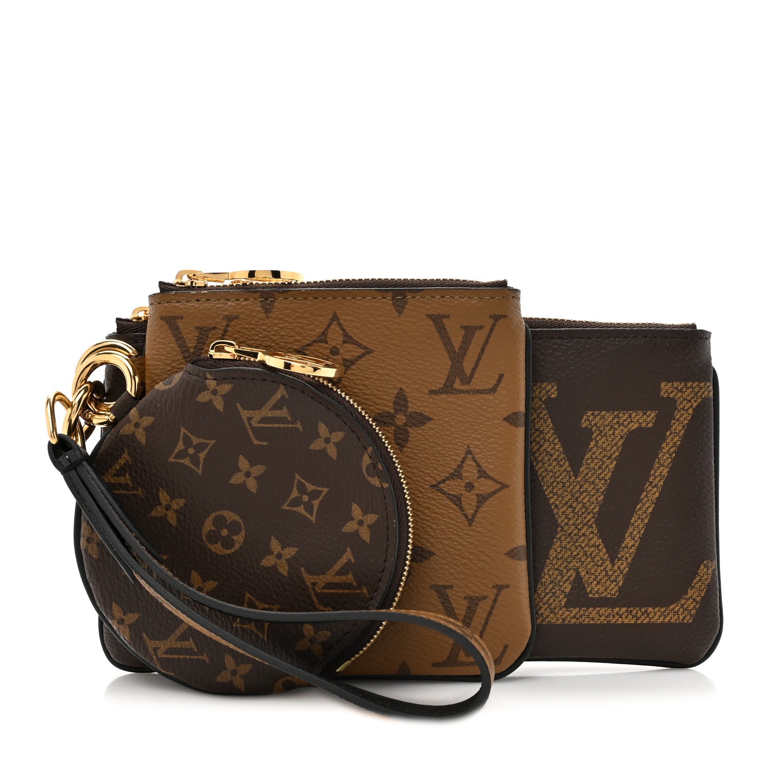 Louis Vuitton Reverse Monogram Giant Trio Pouch 1 of 9