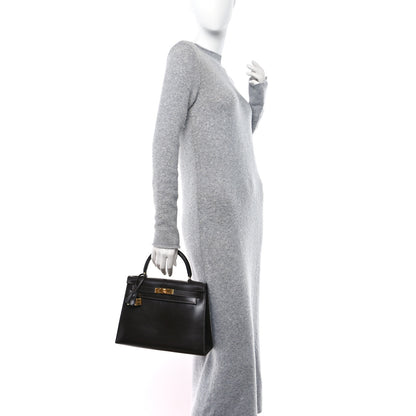 Hermes Box Kelly Sellier 28 Chocolate 2 of 18