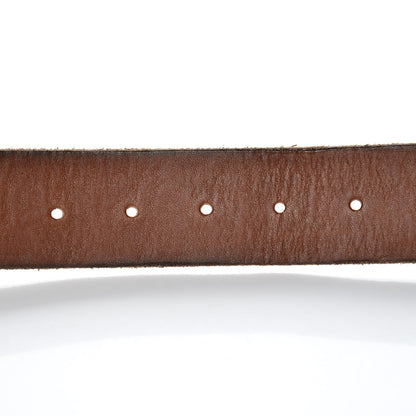 Gucci Faded Calfskin Double G 40mm Belt 85 34 Cuir 5 of 11