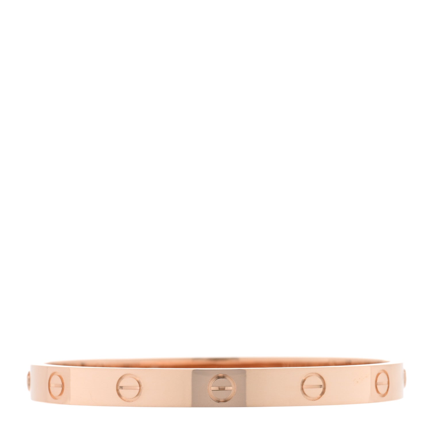 Cartier 18K Pink Gold LOVE Bracelet 17 1 of 7