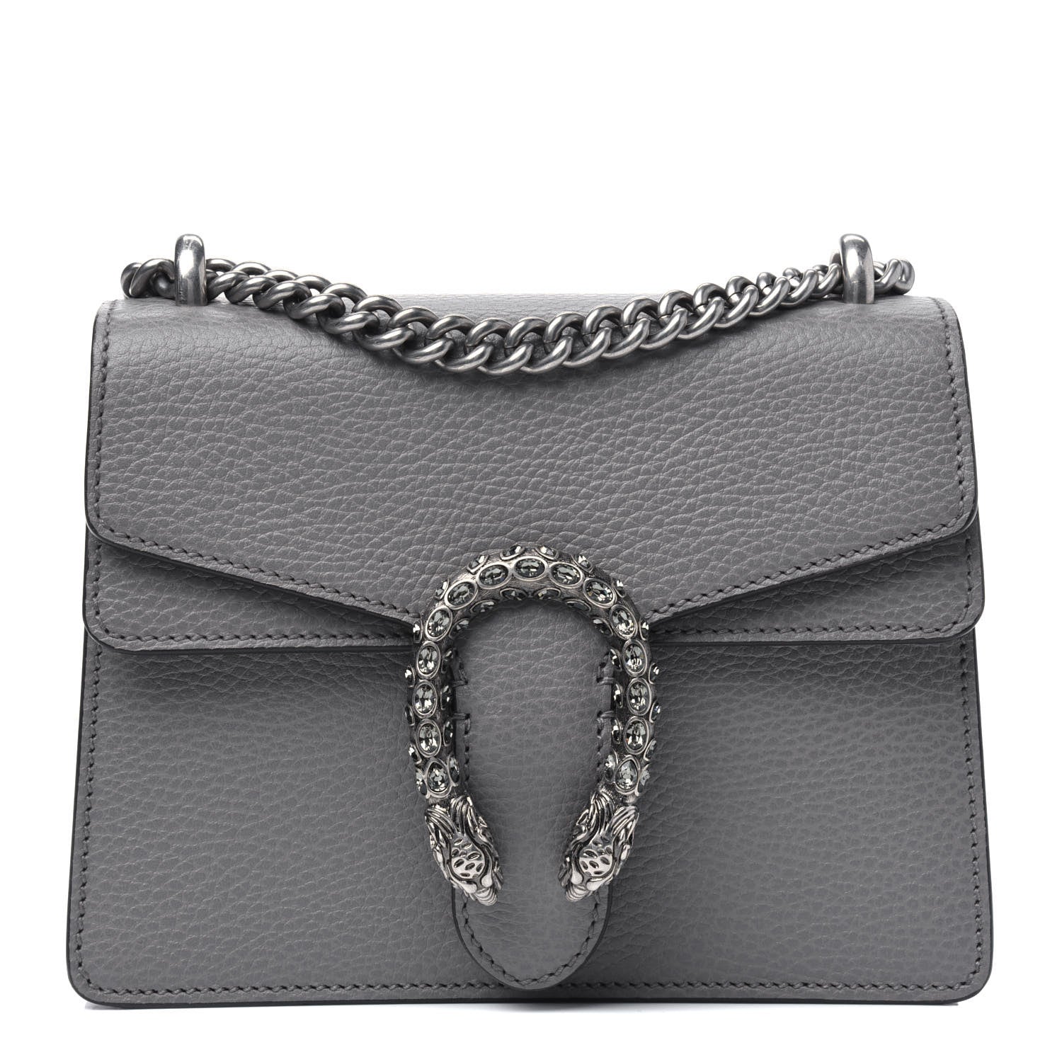 Gucci Calfskin Mini Dionysus Shoulder Bag Dusty Grey 1 of 13