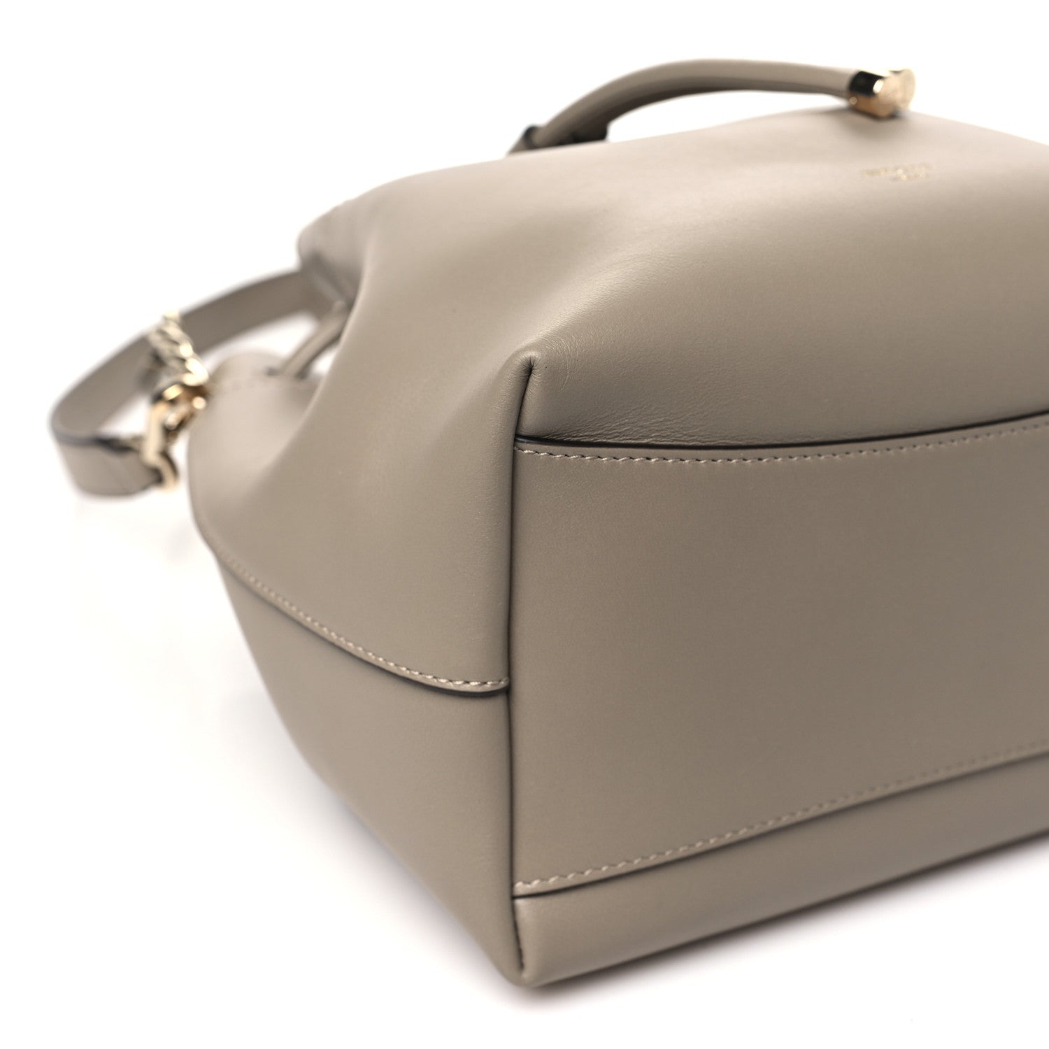 Jimmy Choo Calfskin Bon Bon Bucket Bag Taupe 9 of 11